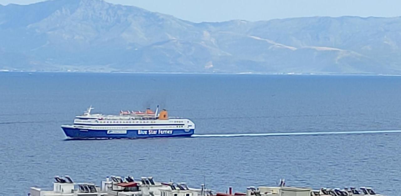 Evris House Panoramic Sea View Lägenhet Kavala Exteriör bild