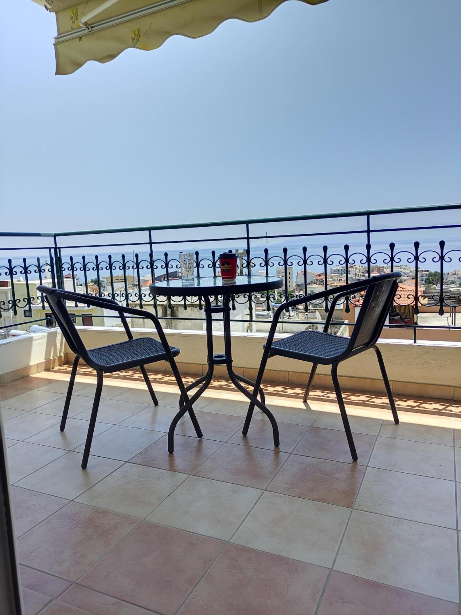 Evris House Panoramic Sea View Lägenhet Kavala Exteriör bild